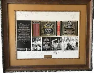 36th Annual Papa HEMINGWAY LOOK ALIKE SOCIETY Key West Legal Rum Distillery bottle label