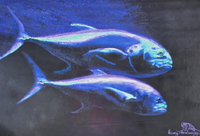 Painting by Hilary Hemingway