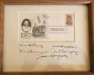 Signed Hemingway Art